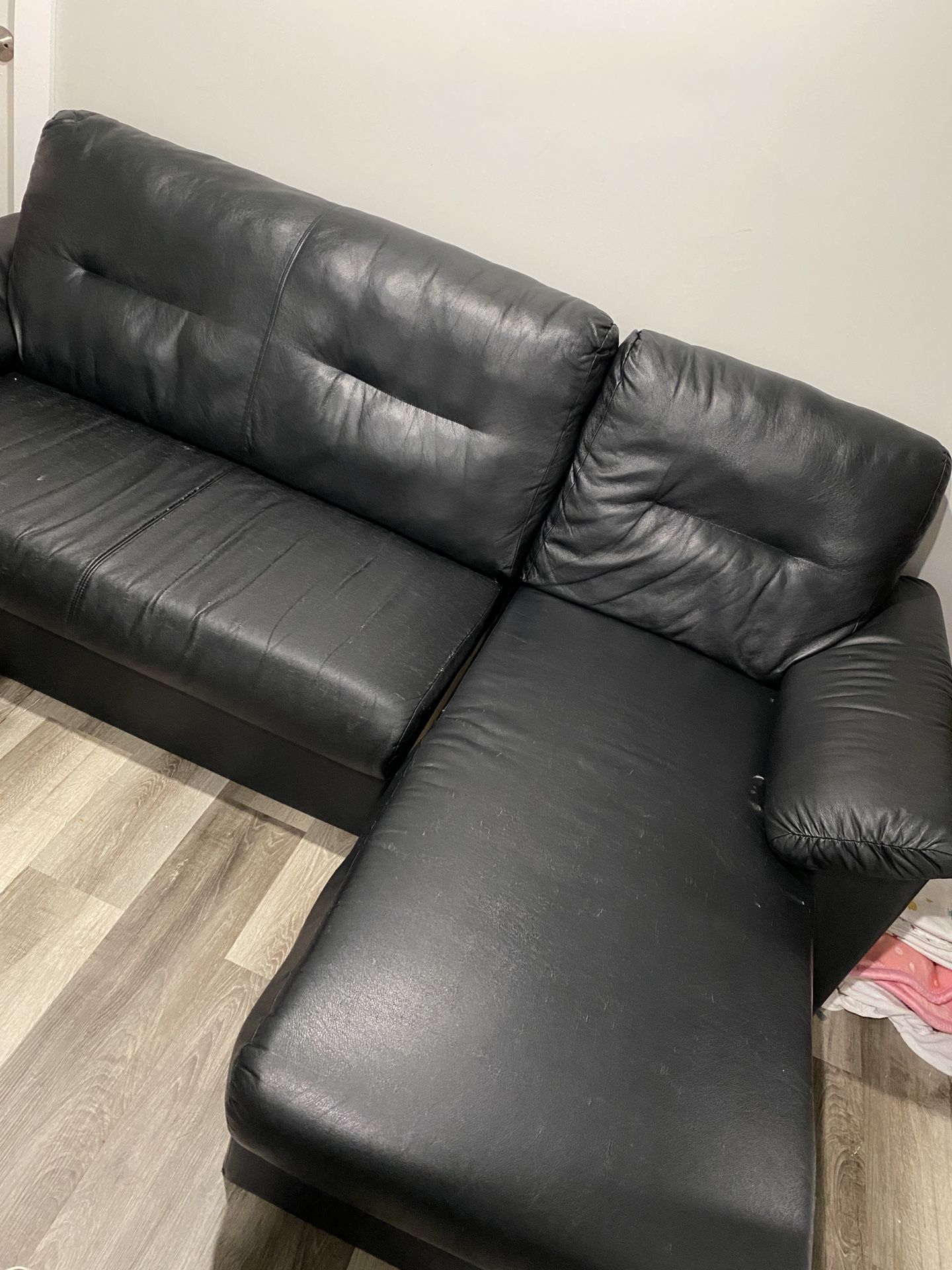 Comfortable leather sofa 
