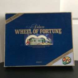 1986 Wheel Of Fortune Game Deluxe Set 