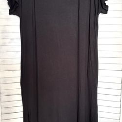 Black Summer Dress, Large 