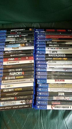 44 PS4 Games All in Exellent or Brand New Condition