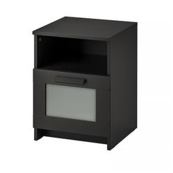 black nightstand
