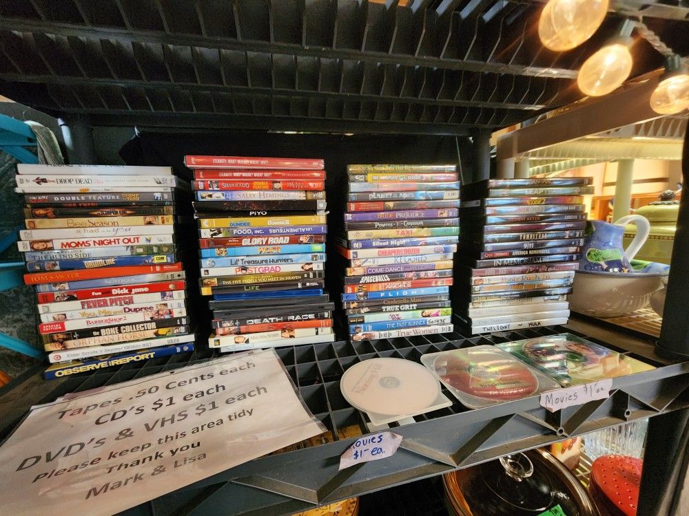 Pretty Awesome Selection of movies. Only $1 ea. Just look at my pictures,