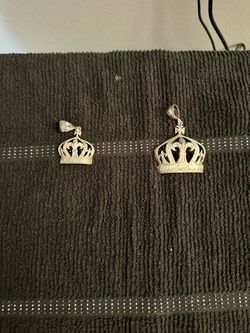 Real 925 Italy, silver two crown pendants