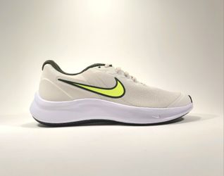 !!!BRAND NEW!!!Nike Star Runner 3 (GS) Kids/youth Size: 5Y. Phantom/Volt-Rough Green-White
