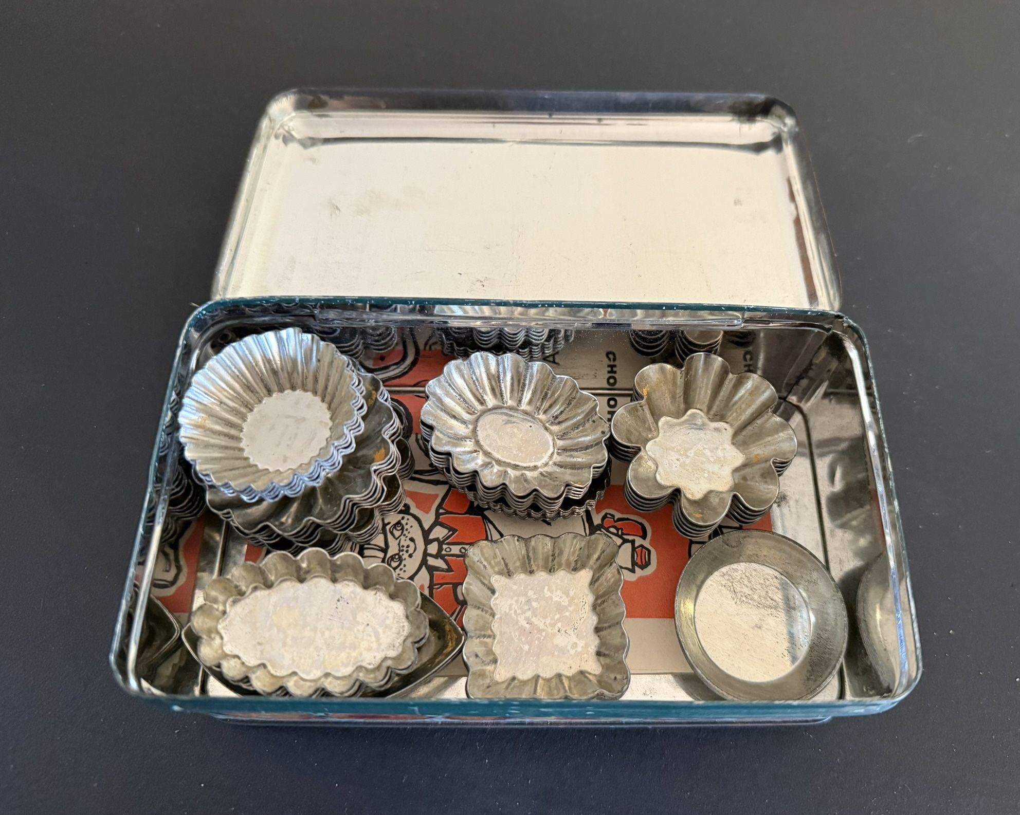 Vintage Petit Four Tin Mold
