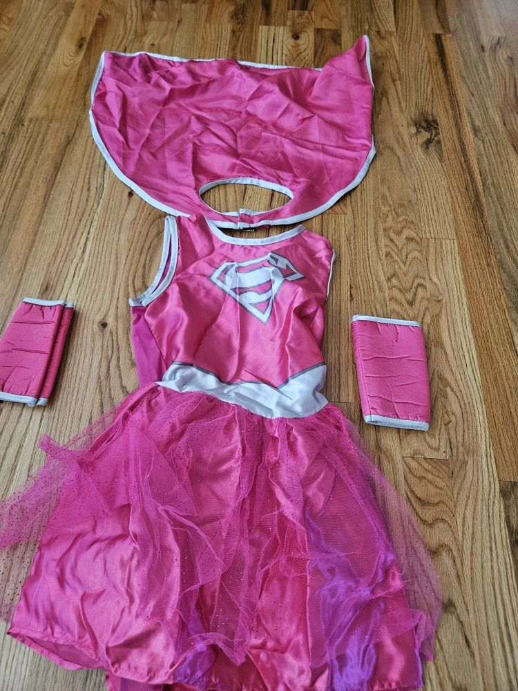 Super girl pink costume