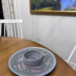 Handmade Chip And dip Pottery