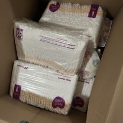 Diaper Box/ Caja De Pañales NB Y Etapa 1