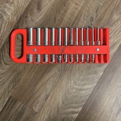 Snap On 1/4 Drive Sockets Set Metric 5mm-15mm