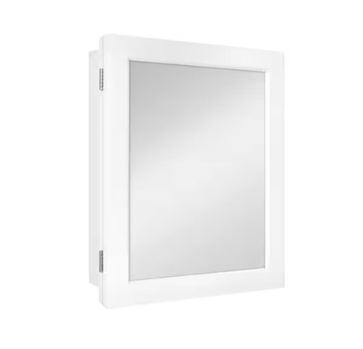 Glacier Bay Medicine Cabinet 15.25ā W x 19.38ā H ā Mirror, Wall/Recessed Mount (White)