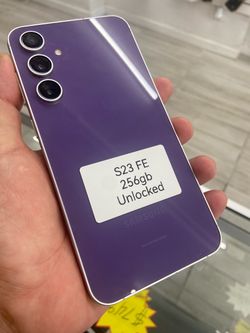 S23 FE unlocked. Cash or $50 down w approval