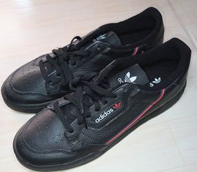 Men's Size 11.5 Adidas Continental 80 Scarlet Core Black