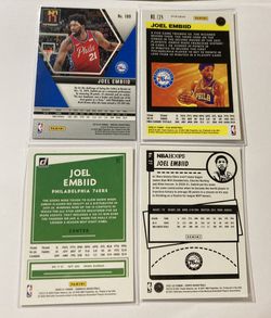 Joel Embiid Lot Of 9 Basketball Cards 76ers Thumbnail