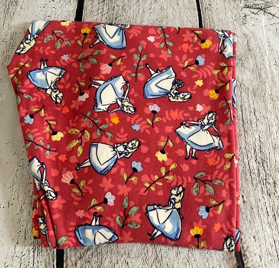 Disney LulaRoe Alice Floral Leggings