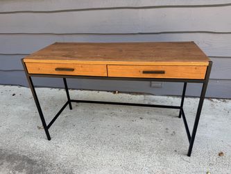 Modern oak desk