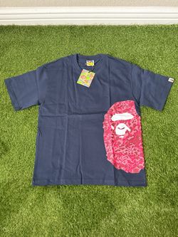 dark navy blue bape shirt