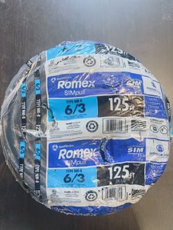 romex 6/3 125ft 380$