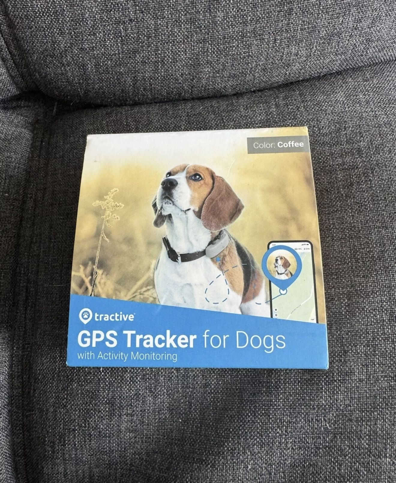 Tractive GPS Tracker For Dogs With Active Monitoring - Brown