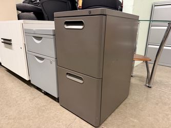 Herman Miller 2-Drawer Metal Filing Cabinet