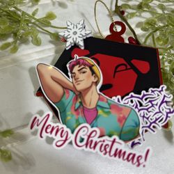 Handmade Saja Boys Christmas Ornament - Abby