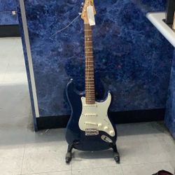 Python Blue Electric Guitar