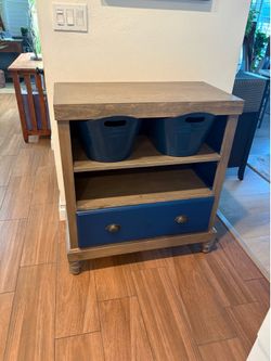 Toy storage organizer furniture piece