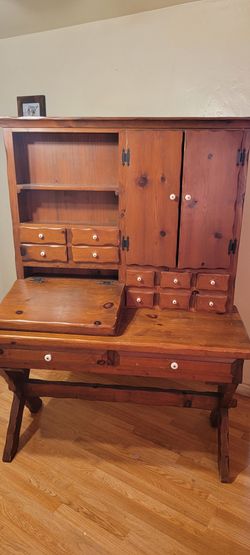 Antique Solid Wood Desk.