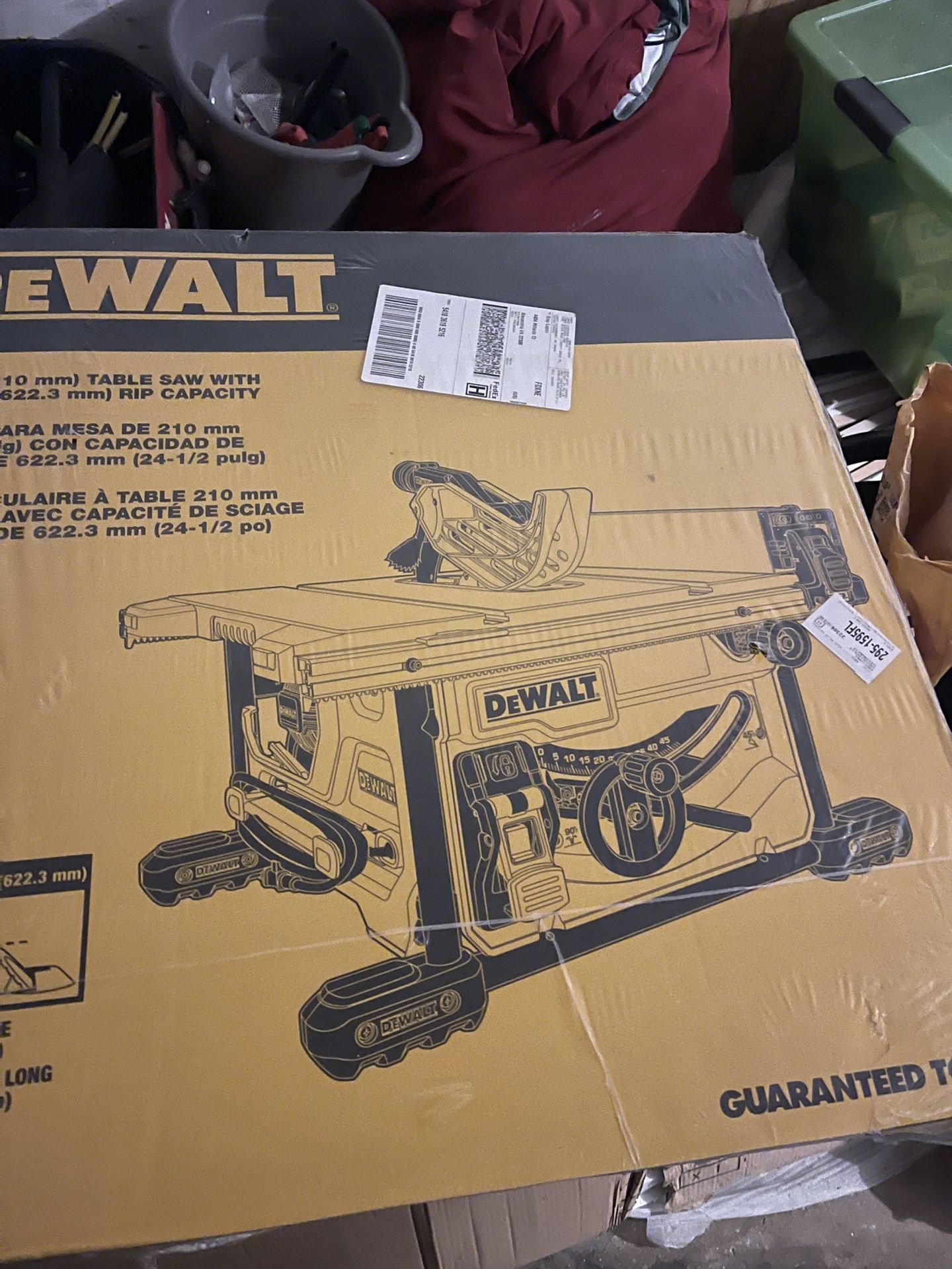 Dewalt 8-1/4 Inch Corded Table Saw