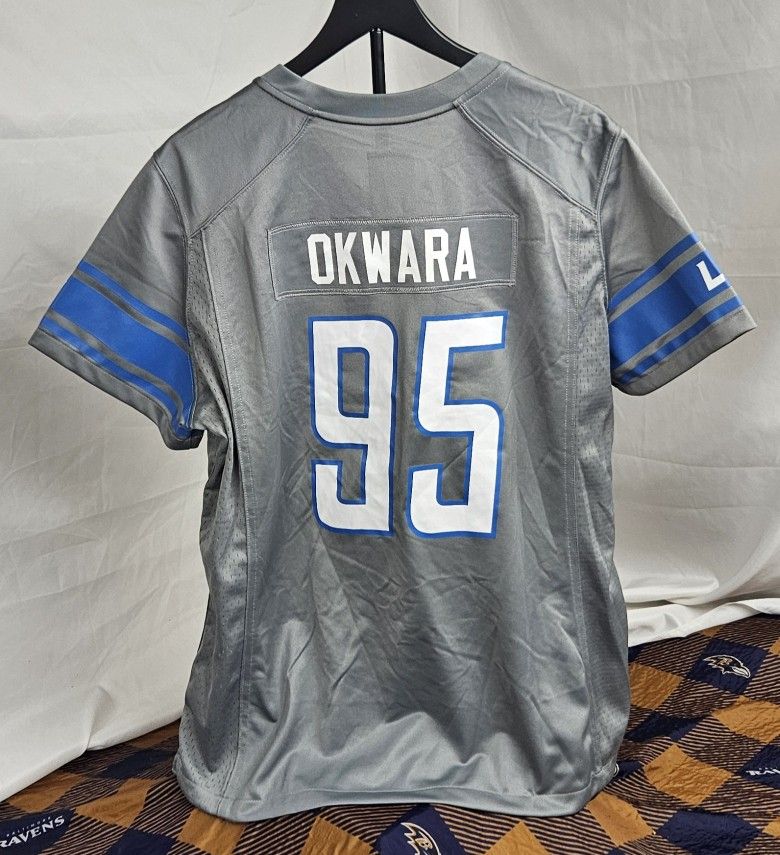 Women's Detroit Lions Romeo Okwara Nike Gray Color Rush Limited
