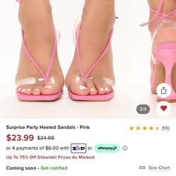 New Pink Heels Fashion Nova