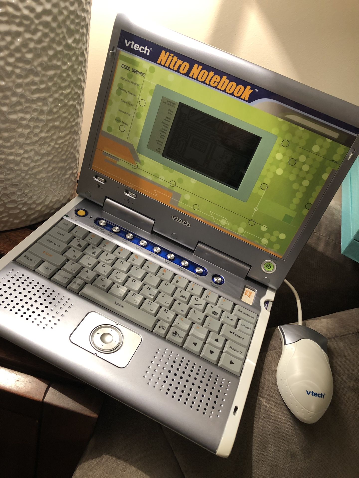Vtech Nitro Notebook Laptop Learning System With Storytime Cartridge, great for kids 👍✅