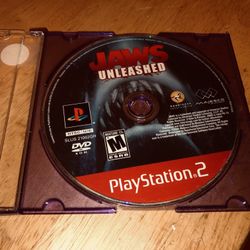 PS2 Game JAWS UNLEASHED 