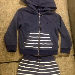 Toddler Boy Hoodie Nautica 2T And Pants