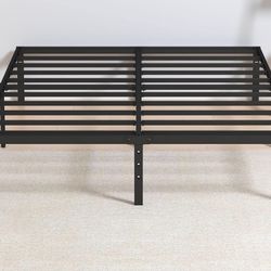 Queen bed frame and Intex auto inflatable mattress combo