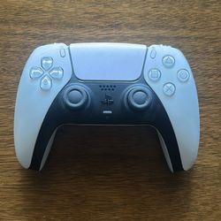 White PS5 Dual Shock Controller
