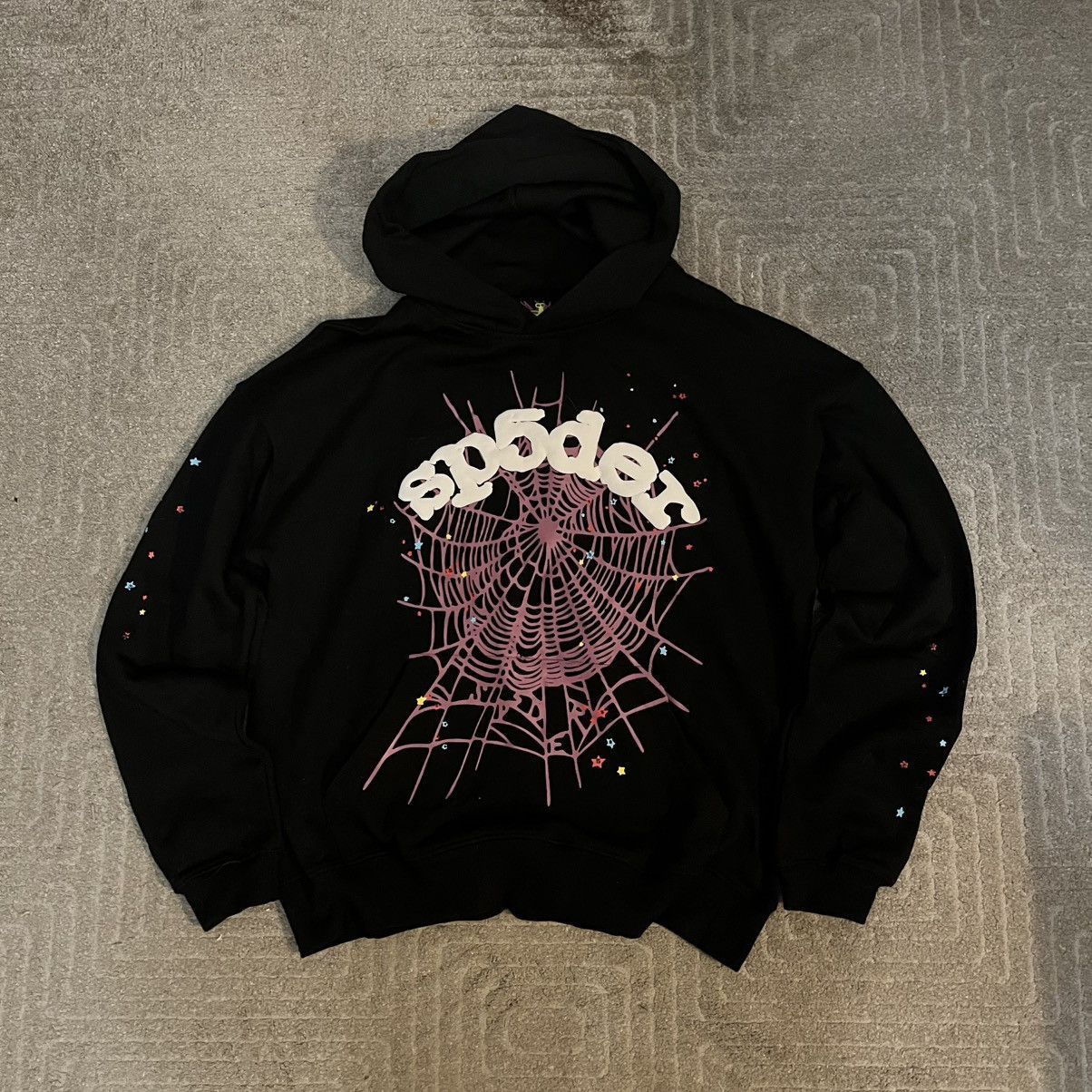 Sp5der Hoodie OG Black Color way
