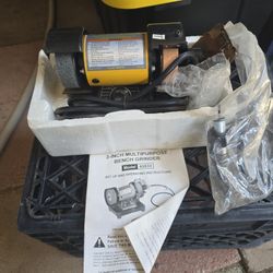 Bench Grinder With Grinding Rotor Wand