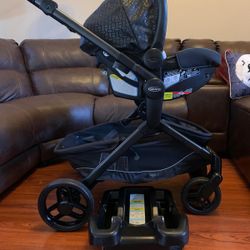 GRACO STROLLER INFANT CAR SEAT / BASE 