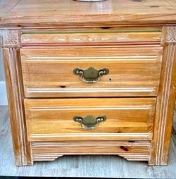 Solid Wood Queen Bedroom Set-5 Pieces- Excellent Condition- $1295 OBO