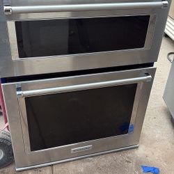 Kitchenaid Microwave Combo Works Perfect In Good Condition For Free Delivery To Garage
