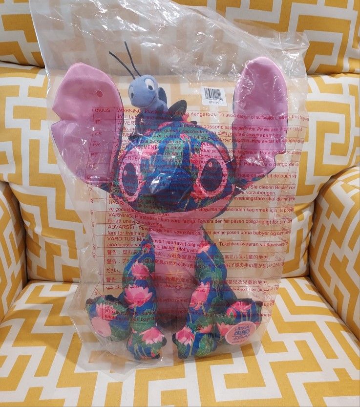 Stitch Crashes Disney MULAN Limited Release Plush - Series 12 of 12 - New In Packaging 