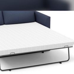  Memory Foam Mattress for Sleeper Sofa/Couch - 4 inch Replacement  Mattress or  Extra Thick Topper