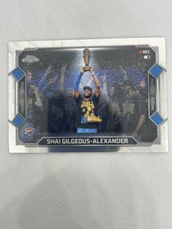 2025 Topps Chrome Update NBA Shai gilgeous Alexander Moment In Time MT-8