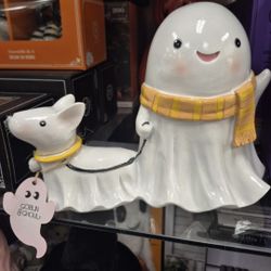 Halloween Ghost Walking Dog