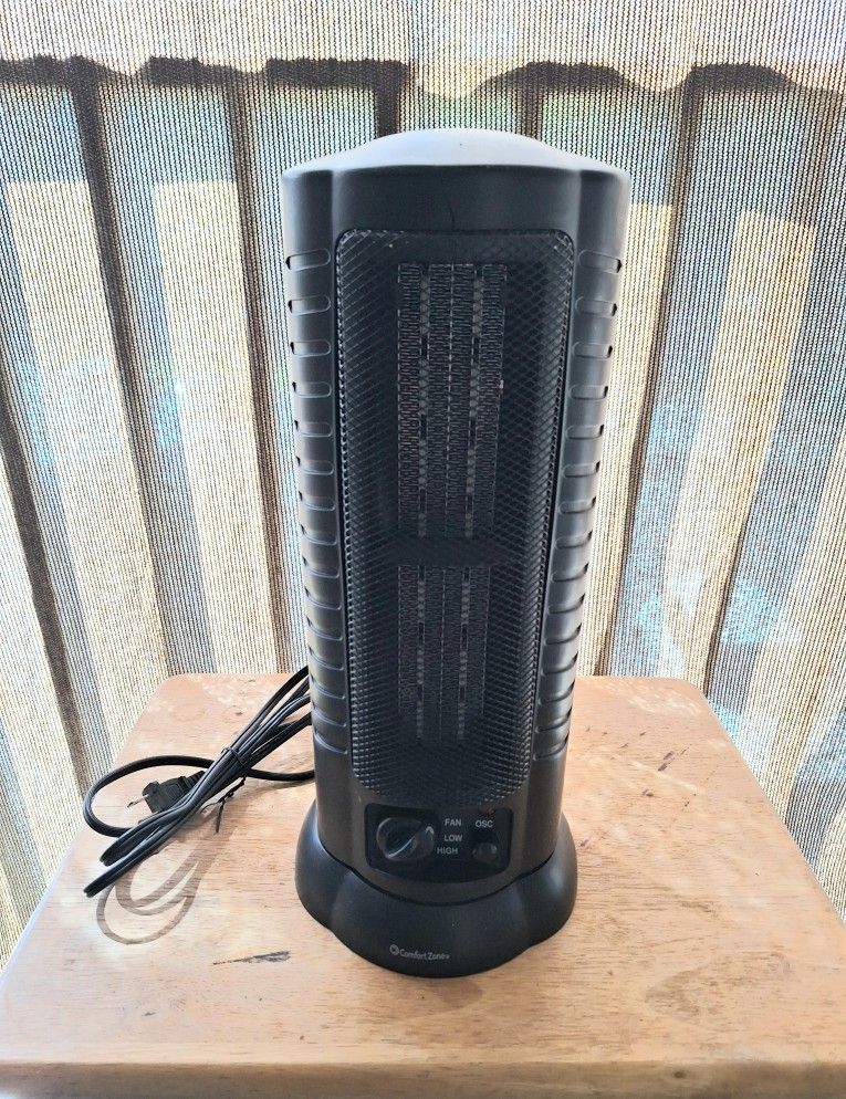 Comfort Zone Electric Ceramic Tower Space Heater