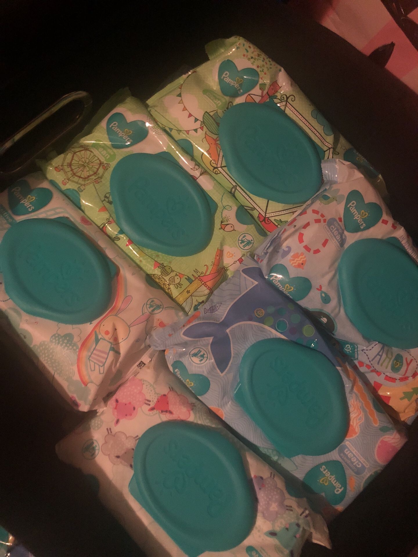 Wipes, baby wipes, pampers wipes, pampers, baby, 65 bags available for 3.50 each