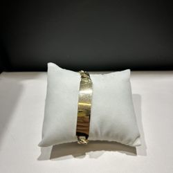 14K ID Bracelet 9 Inch