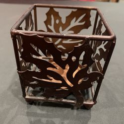 YANKEE CANDLE FALL LEAF CANDLE HOLDER 