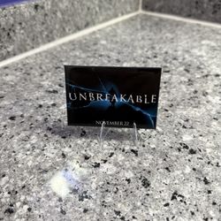 Unbreakable Movie Promo Button