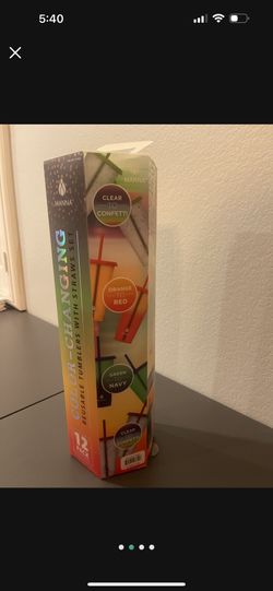 Color Changing Tumblers - Set Of 12